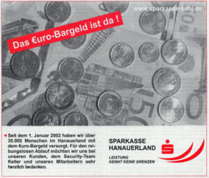 KKTeam aus der Presse - Mittelbadische Zeitung - Das Euro ist da